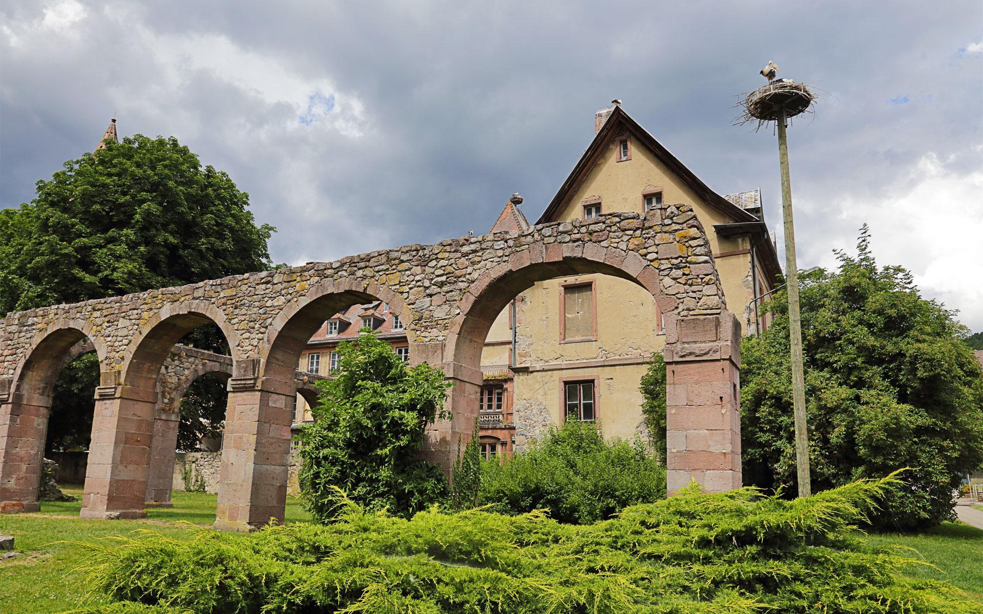 Ruines de l'ancien abbaye Saint-Grégoire à Munster